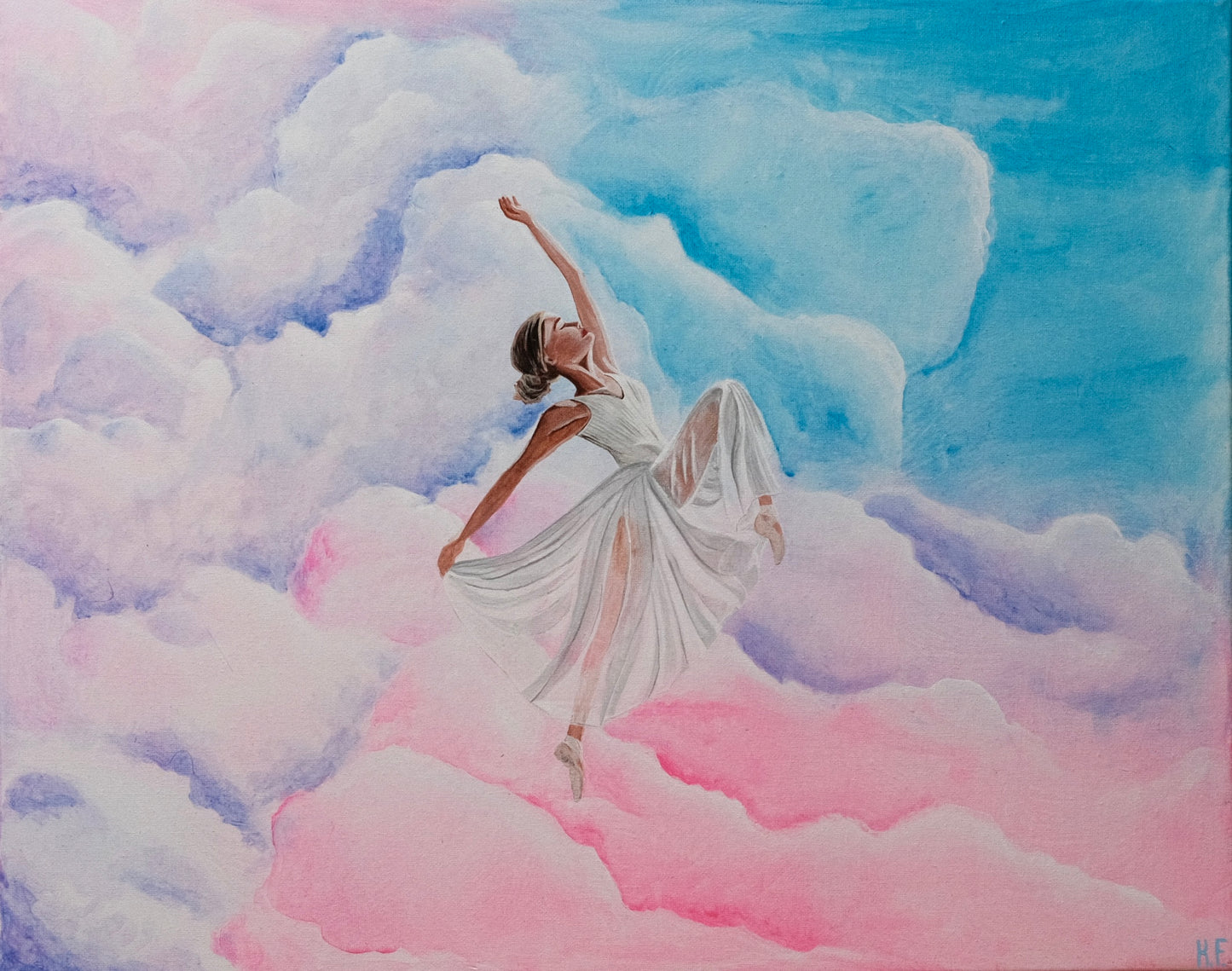 Ballerina Dream - Acrylic artwork - 16x20"