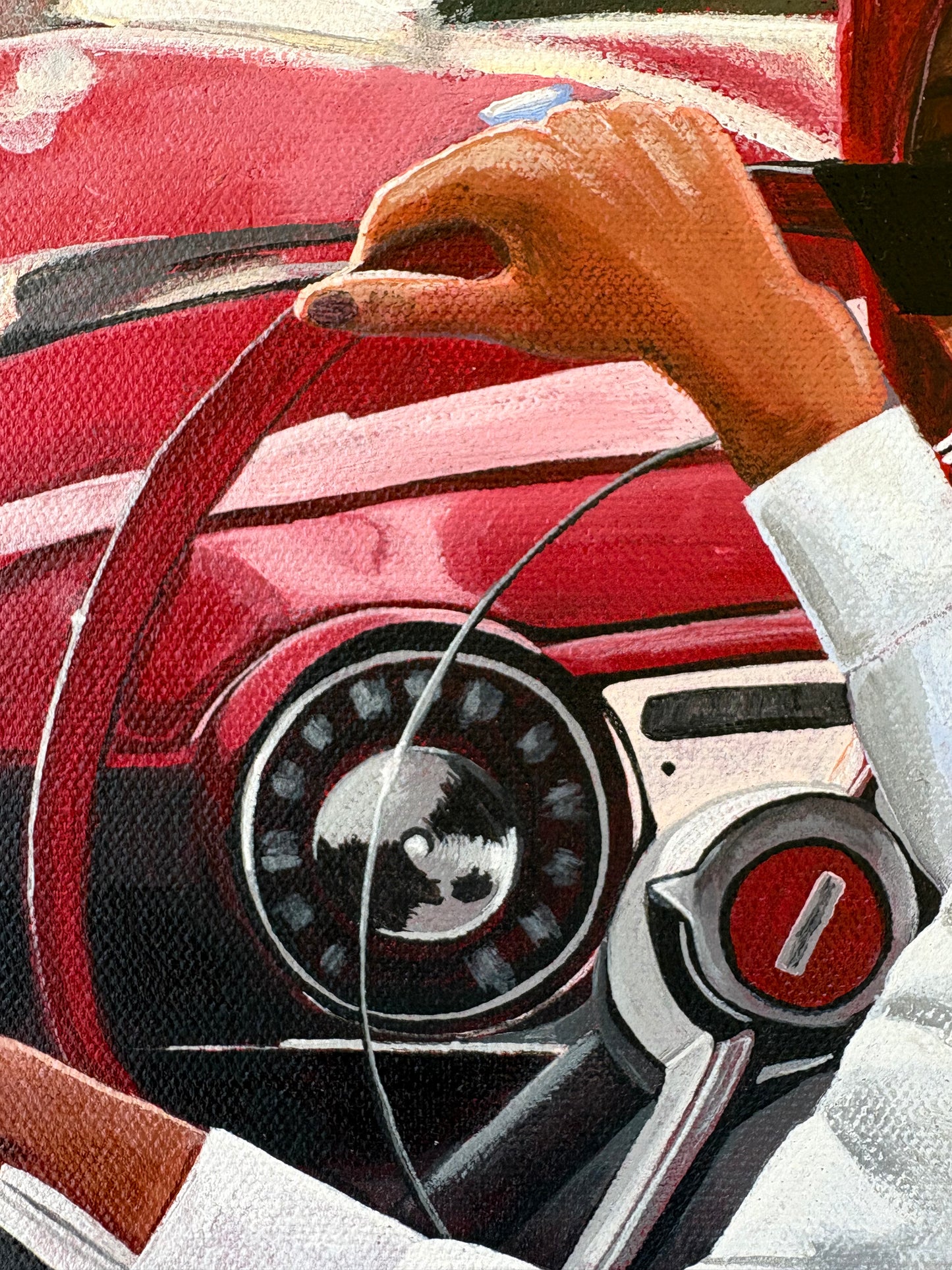 Unstoppable - Red Head collection - 11x14 inch Original artwork