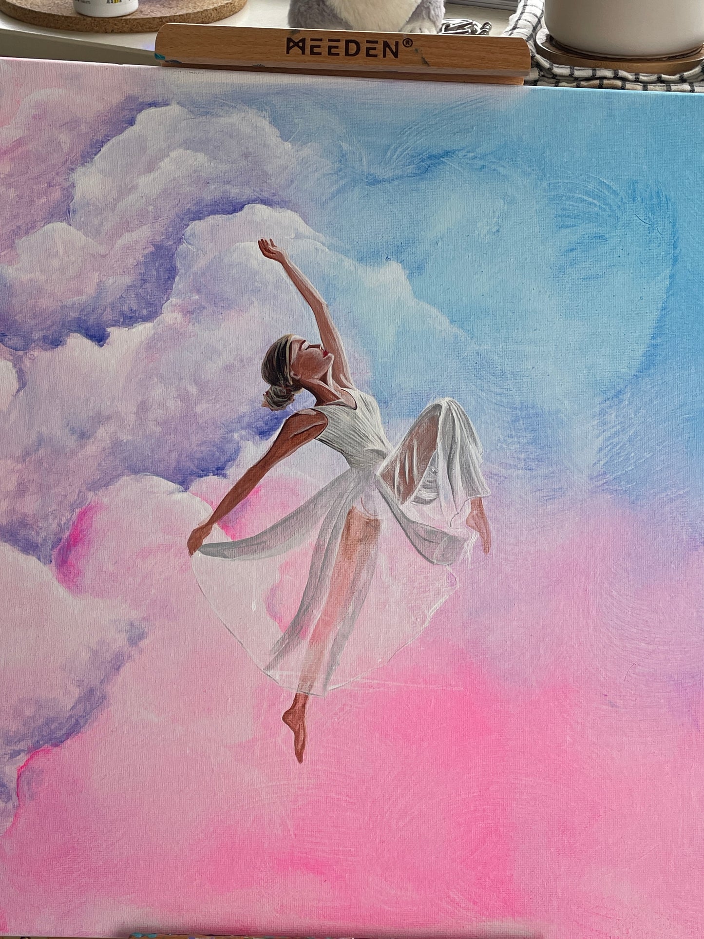Ballerina Dream - Acrylic artwork - 16x20"