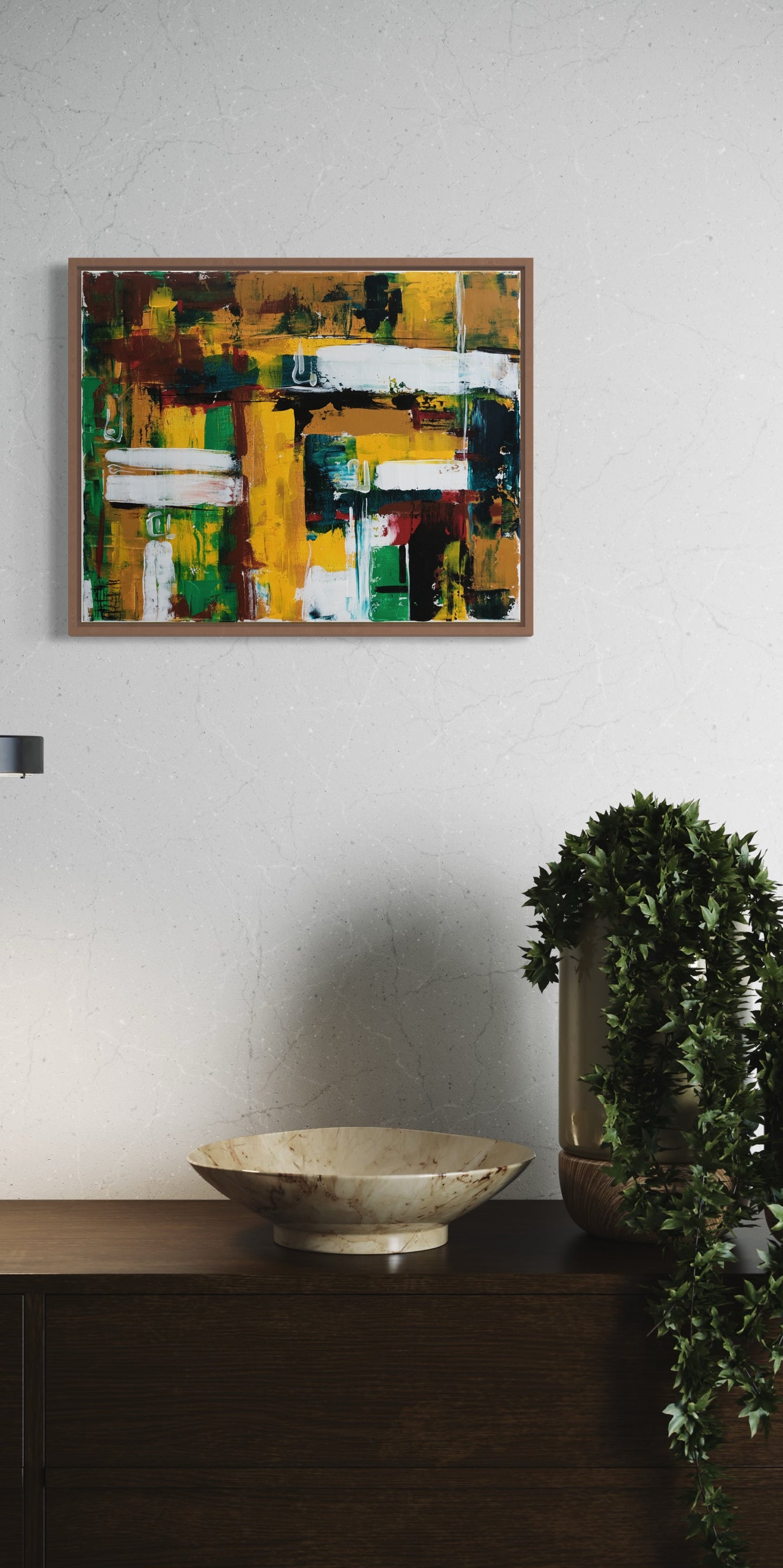 Summertime - 20x16" - Modern Abstract artwork