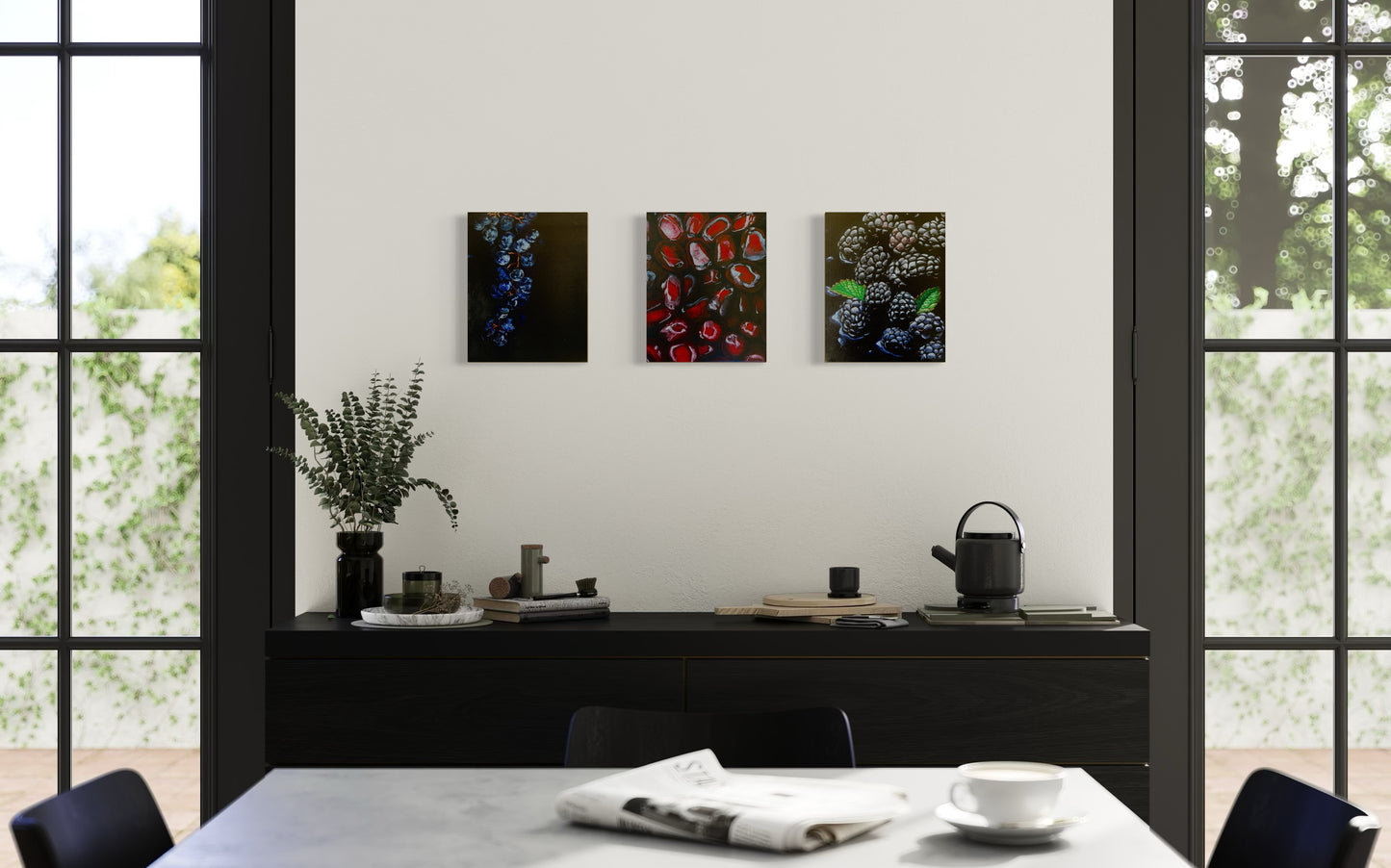 Grapes 8x10 inch Acrylic artwork - Best decor for the kitchen