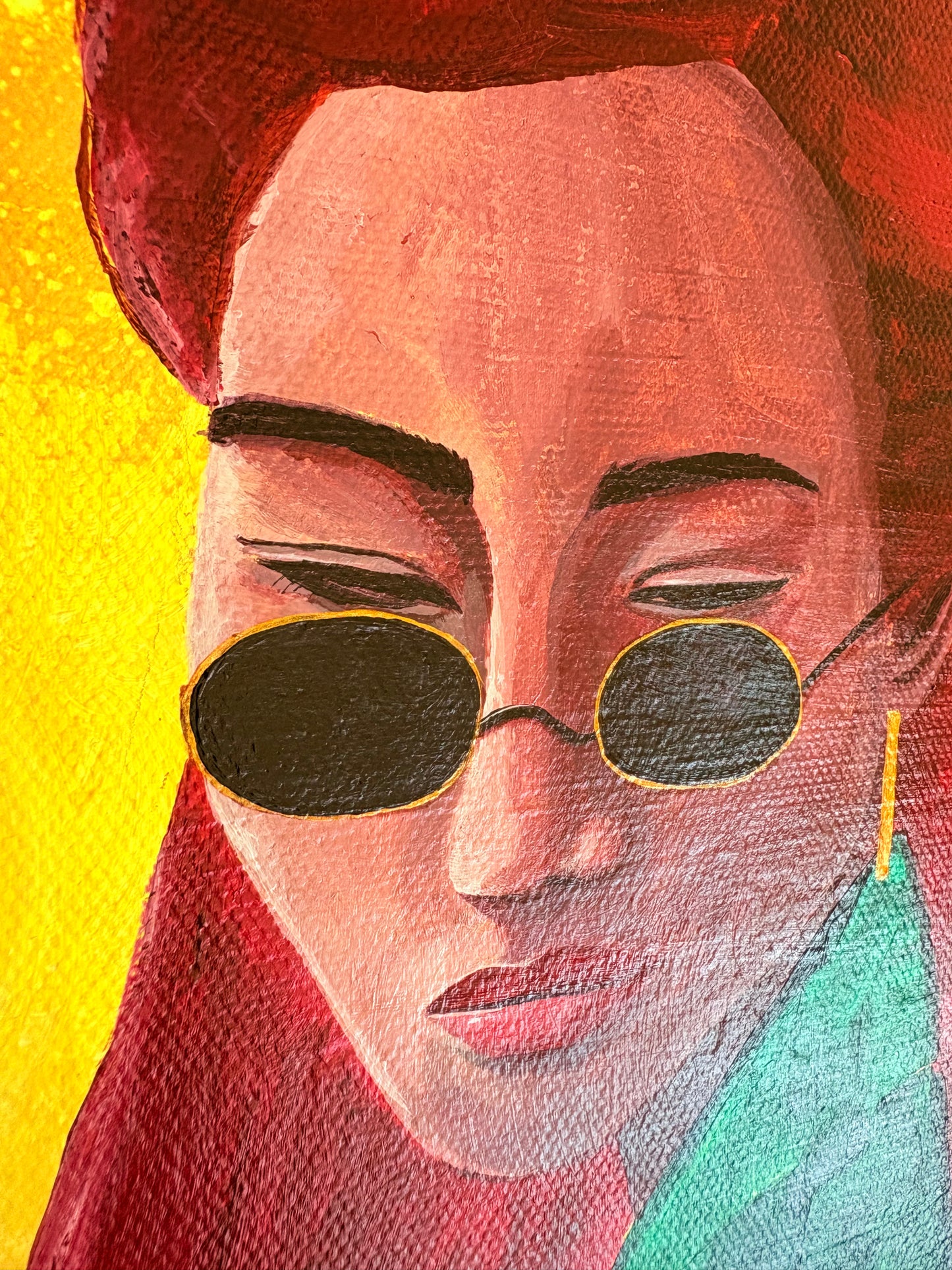 Samurai - 11x14 inch - Acrylic on Canvas