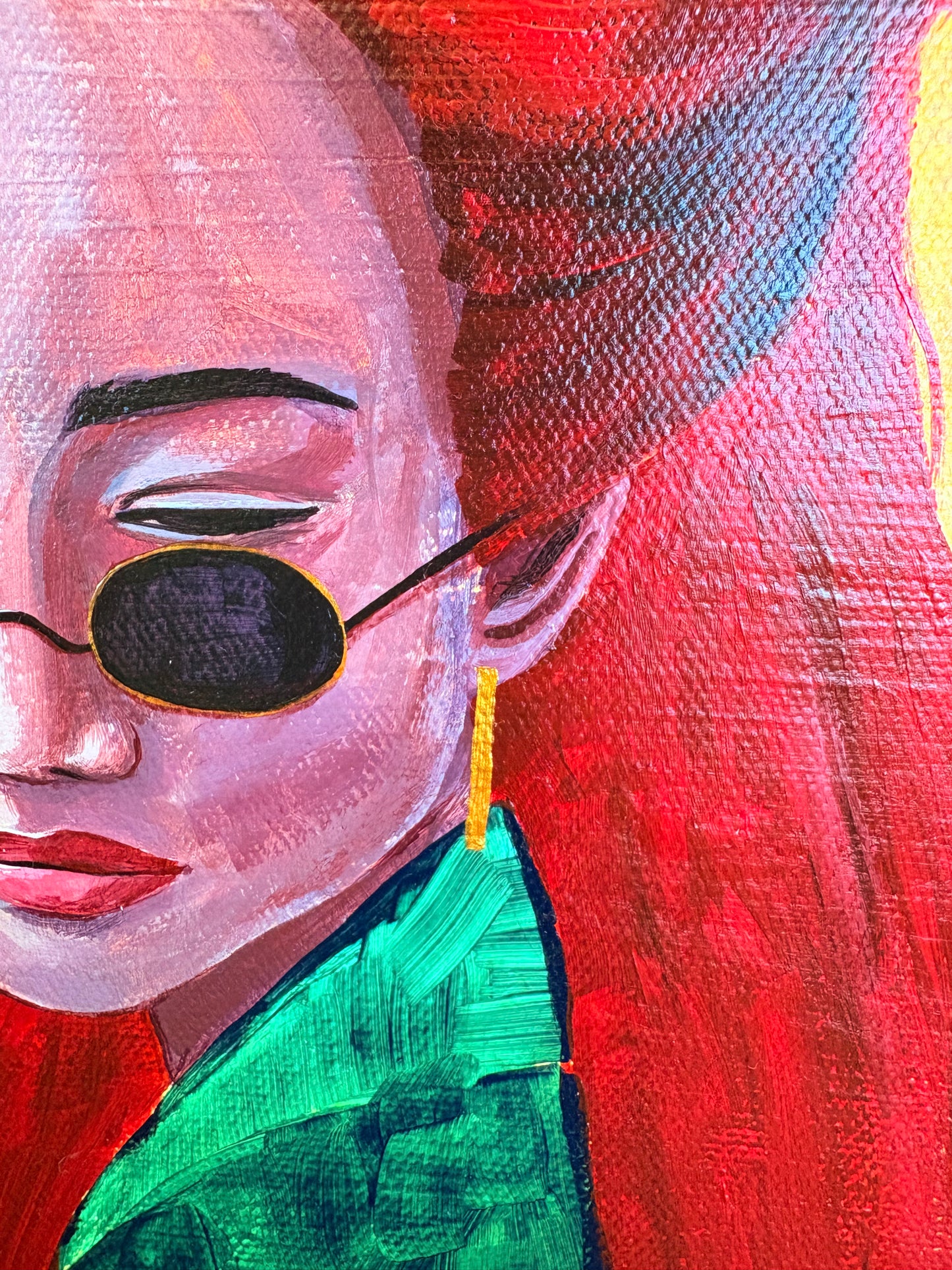 Samurai - 11x14 inch - Acrylic on Canvas