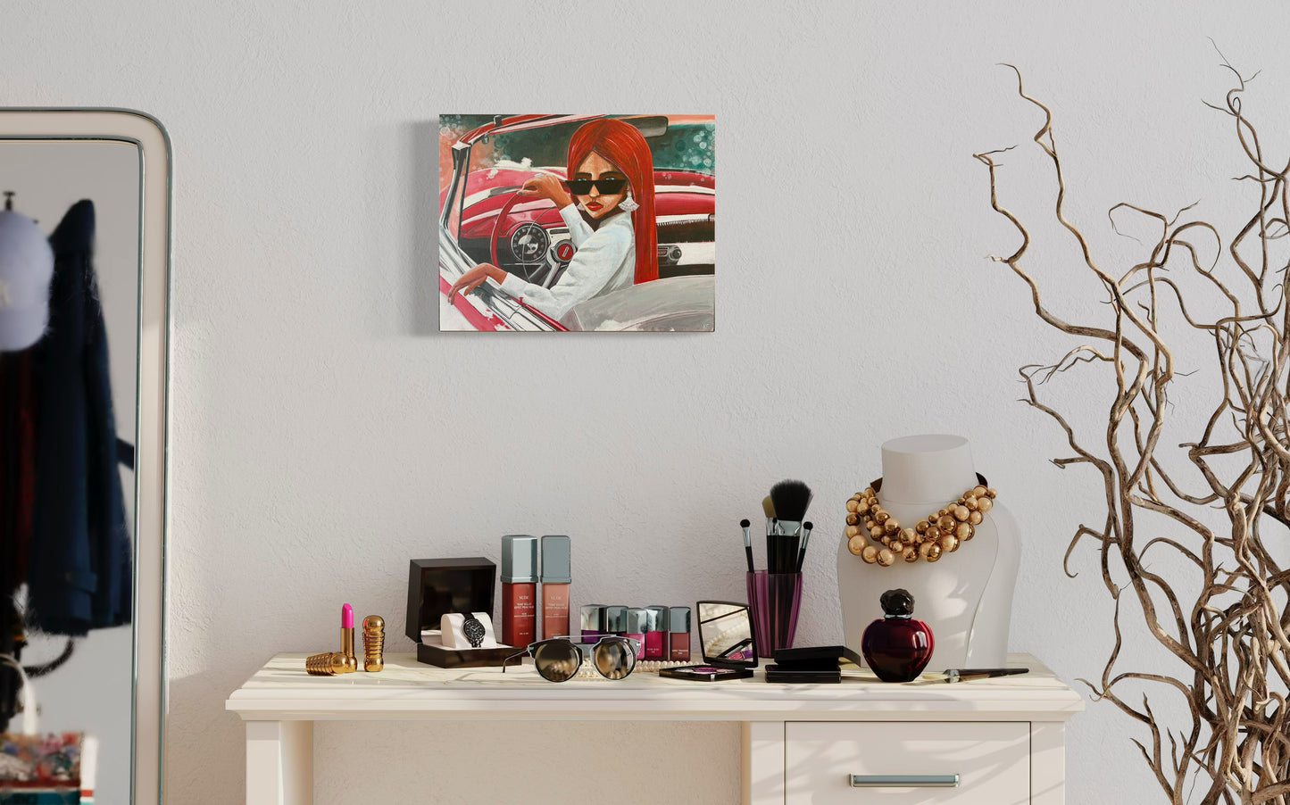 Unstoppable - Red Head collection - 11x14 inch Original artwork