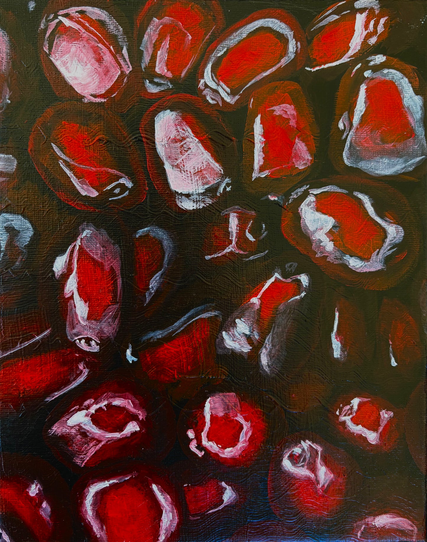 Pomegranate Seeds – 8x10 inches